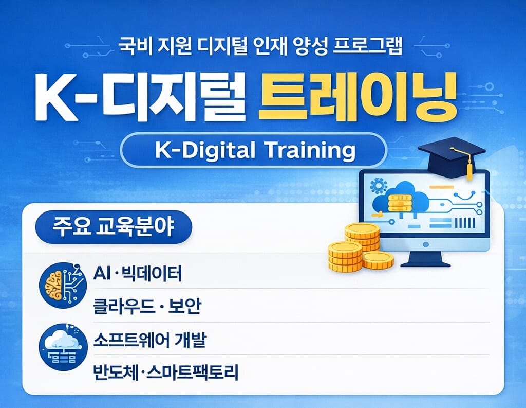2026 K-디지털 트레이닝 교육 과정 정리