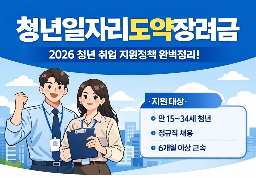 청년일자리도약장려금 총정리
