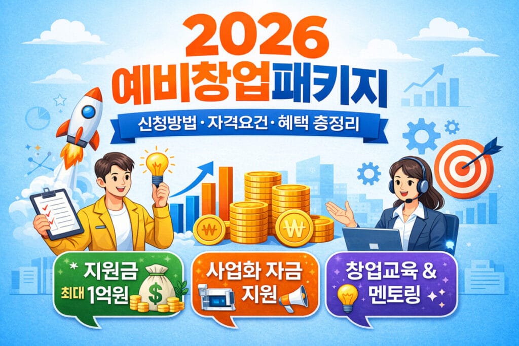2026 예비창업패키지 신청방법 총정리